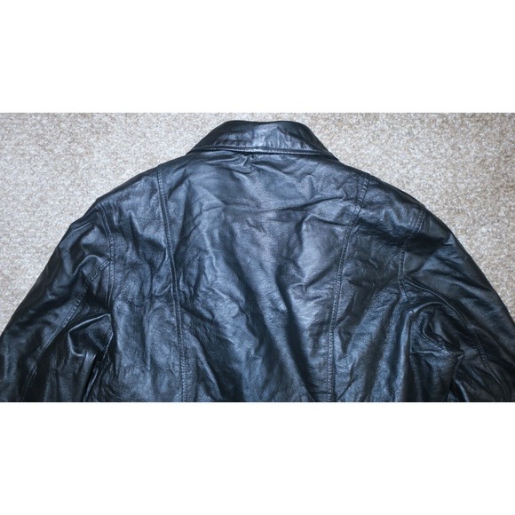 WOMENS OSCAR PIEL PERFECT LEATHER USA JACKET WITH LINER ZIP SIZE XXL - Picture 10 of 13